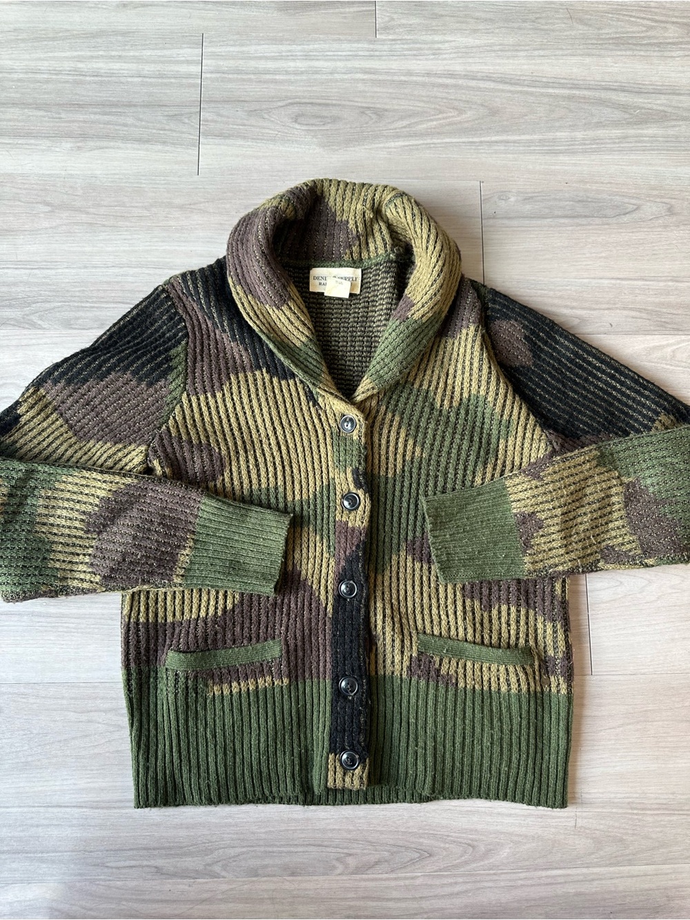 Denim & Supply Ralph Lauren camouflage-print shawl-collar cardigan Women Medium